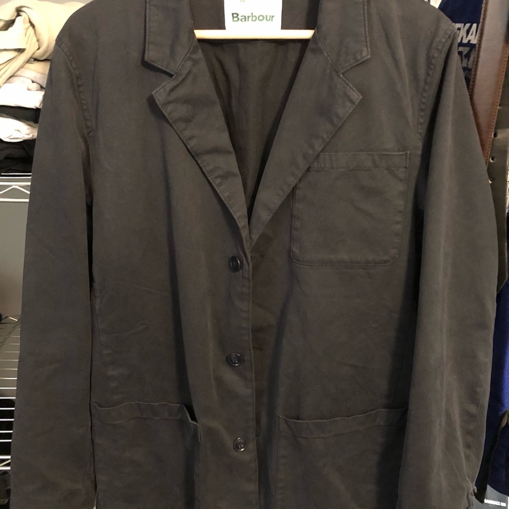 Barbour Navy Chore Coat